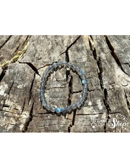 labradorite vertus, pierre du thérapeute, bracelet de très belle qualité AAA