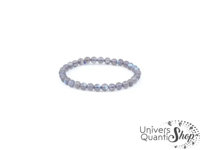 recharger labradorite, bracelet lithotherapie en labradorite avec de jolis reflets - pierre du soignant