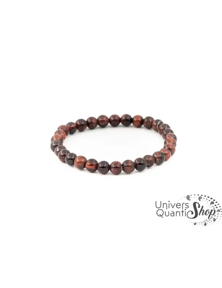 oeil de taureau bracelet protection qualité AA 6mm sur fond blanc