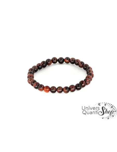 oeil de taureau bracelet pierre puissante de protection 6mm qualité A sur fond blanc oeil de taureau bracelet pierre puissante de protection 6mm qualité A sur fond blanc