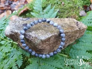 bracelet pierre larvikite - pierre labradorite grise signification