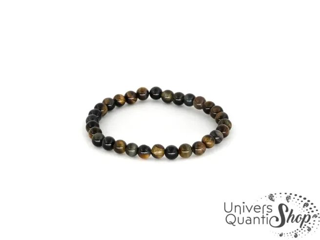 oeil de faucon protection bracelet 06mm qualité AB sur fond blanc