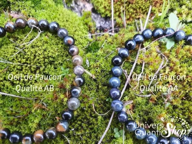 oeil de faucon bracelet comparatif entre bracelet oeil de faucon qualité AB et qualité AA