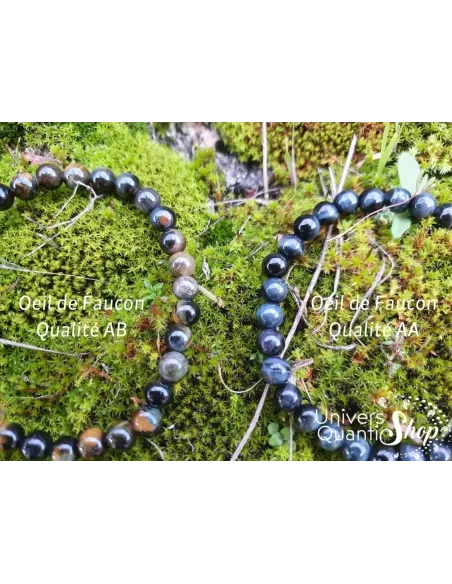 bracelet oeil de faucon bracelet véritable comparatif entre qualité AB et AA