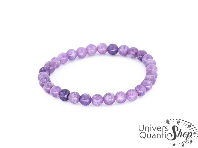 lepidolite vertues - bracelet pierre violette