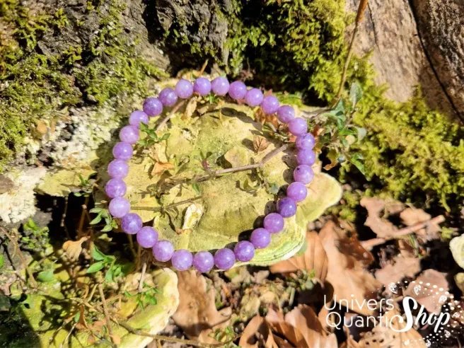 acheter ce magnifique bracelet en lépidolite de qualité supérieur AA