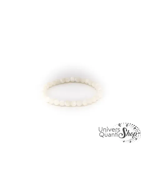 nacre bracelet bijoux en perle nacre 6mm qualité A sur fond blanc