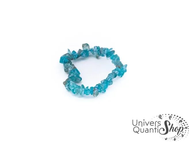 Bracelet en pierre bleue apatite, les vertus et bienfaits en lithothérapie