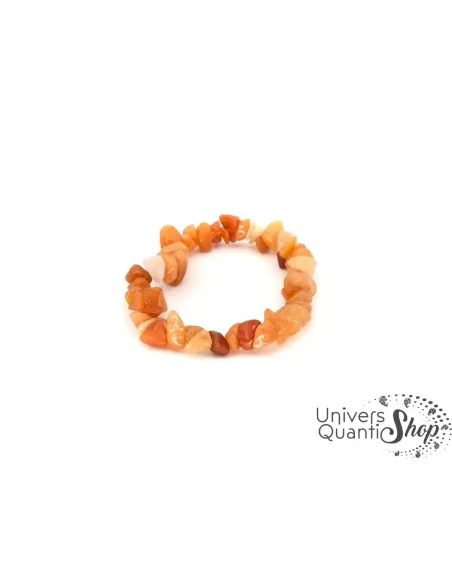 bracelet aventurine orange baroque, pierre orange du bien etre bracelet aventurine orange baroque, pierre orange du bien etre