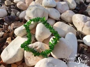 Bracelet Diopside Verte – reparation des blessures emotionnelles – Qualité A+ – Baroque