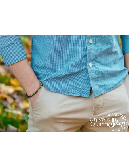 bracelet amour apollon homme création consciente 6mm sur un poignet d'homme bracelet amour apollon homme création consciente 6mm sur un poignet d'homme