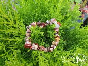 Bracelet Jaspe Mookaïte – Pierre d'introspection – Qualité A – Baroque