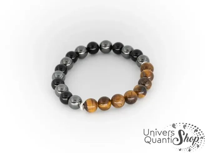 bracelet bouclier protecteur strasbourg 8mm sur fond blanc qualité A