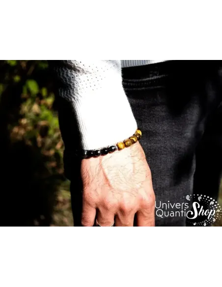 bracelet protecteur homme bouclier protecteur 08mm porté au poignet