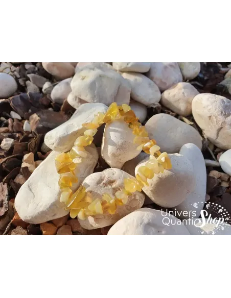 Bracelet Opale Jaune – invite à plus de légèreté et à la joie – Qualité AB – Baroque