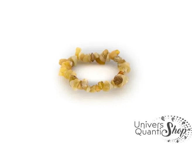 bracelet opale jaune : opale jaune vertus, bracelet pierre jaune opale