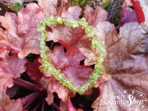 Bracelet Péridot – favorise la clairvoyance – Qualité A – Baroque