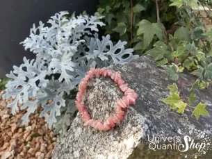 Bracelet Rhodochrosite – Pierre anti-stress – Qualité A+ – Baroque