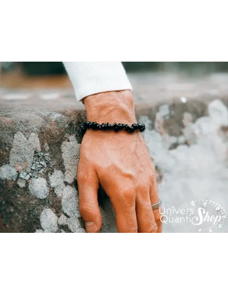 spinelle noir, spinelle noir vertus, spinelle noir bracelet, pierre de protection, spinelle noir pierre