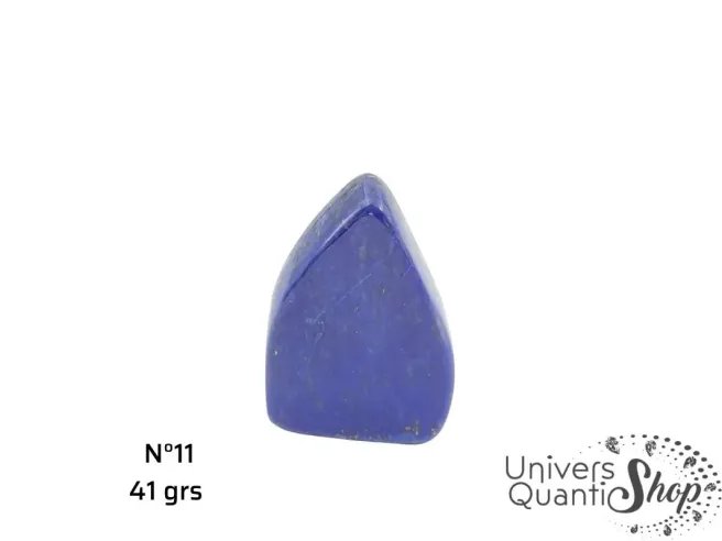 bloc de lapis lazuli N°11 sur fond blanc