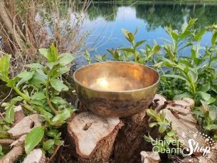 Bol Chantant Tibétain “Art Antique” aux 6 métaux martelé main