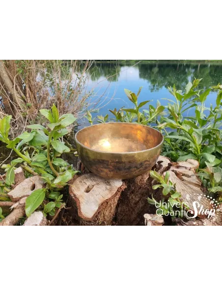 Bol Chantant Tibétain “Art Antique” aux 6 métaux martelé main