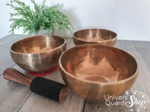 bol chantant tibétain cuivré - boutique ésotérique univers quantic shop