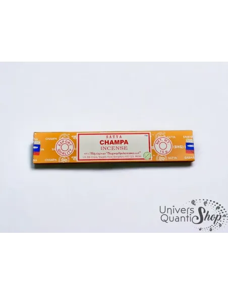 encens champa bienfaits - encens batonnets purification - boite encens sur fond blanc encens champa bienfaits - encens batonnets purification - boite encens sur fond blanc