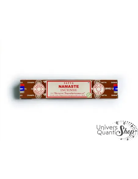 encens namaste - boite encens namaste sur fond blanc