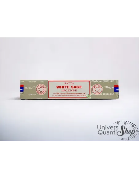 encens sauge blanche propriétés spirituelles - boite encens sauge sur fond blanc encens sauge blanche propriétés spirituelles - boite encens sauge sur fond blanc