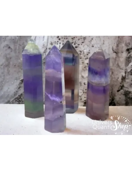 fluorite pierre, pointes en pierres naturelles fluorine