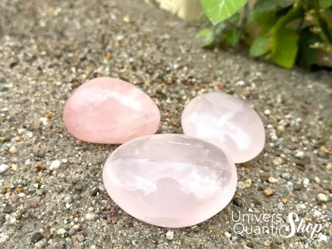pierre quartz rose signification, galet en quartz rose
