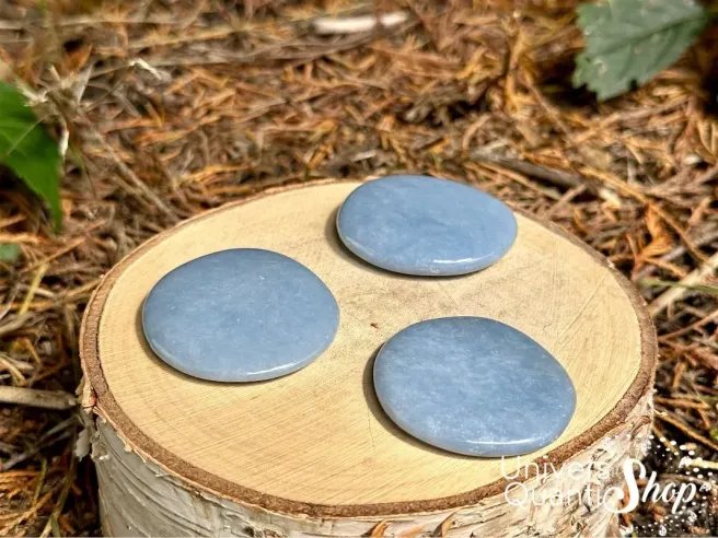 Pierre Plate Angélite Bleue - Univers Quantic Shop