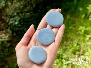 Pierre Plate Angélite Bleue - Univers Quantic Shop