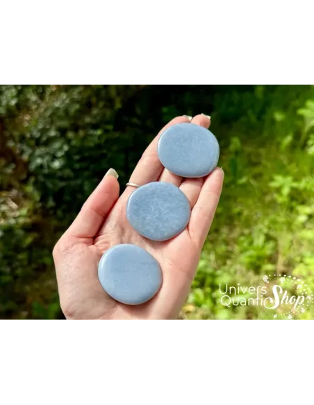 Pierre Plate Angélite Bleue - Univers Quantic Shop