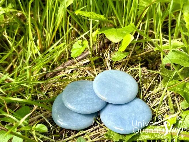 Pierre Plate Angélite Bleue - Univers Quantic Shop