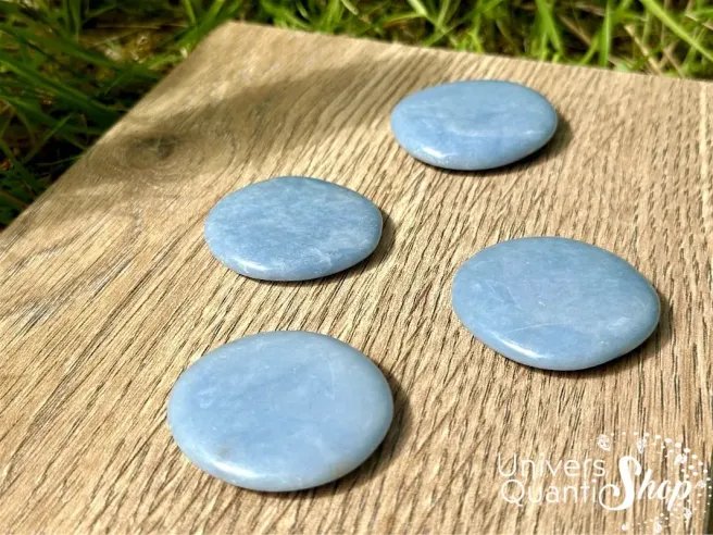 Pierre Plate Angélite Bleue - Univers Quantic Shop