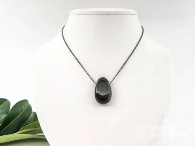 pendentif obsidienne dorée, vertus & propriétés en lithothérapie