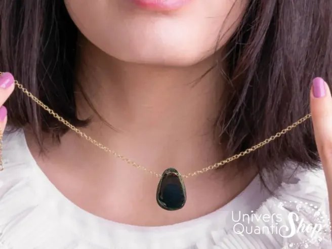 oeil de faucon protection pendentif, vertus & bienfaits en lithothérapie