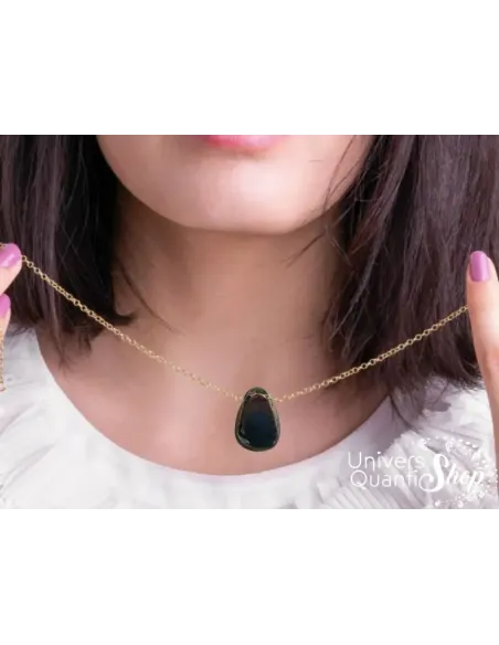 oeil de faucon protection pendentif, vertus & bienfaits en lithothérapie