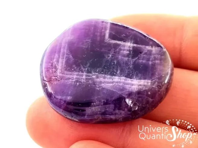 améthyste pierre plate violette lithothérapie