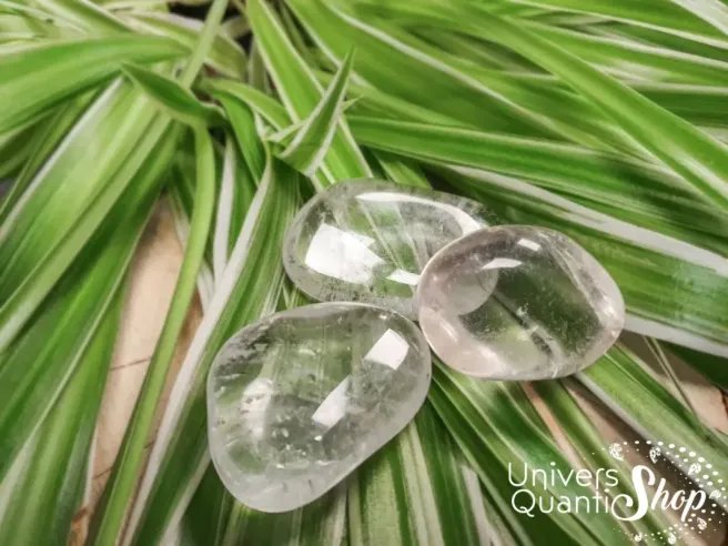 cristal de roche pierre roulée - pierre purifiante et amplificatrice d'énergie