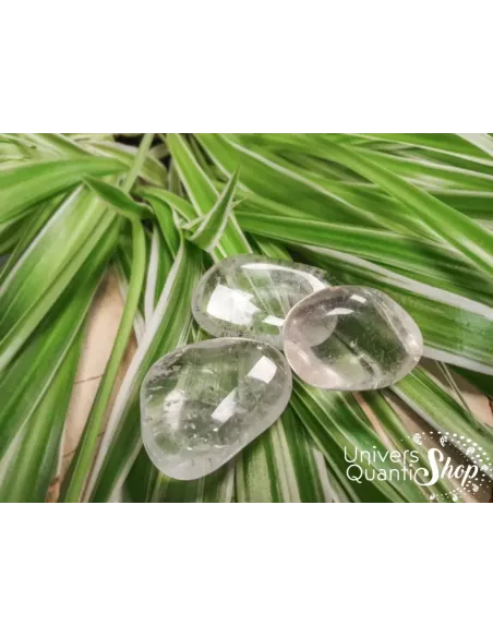 cristal de roche pierre roulée - pierre purifiante et amplificatrice d'énergie cristal de roche pierre roulée - pierre purifiante et amplificatrice d'énergie