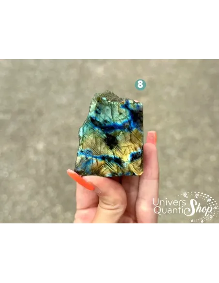 labradorite brute, pierre du thérapeute protège contre les énergies nocives, numéro 8