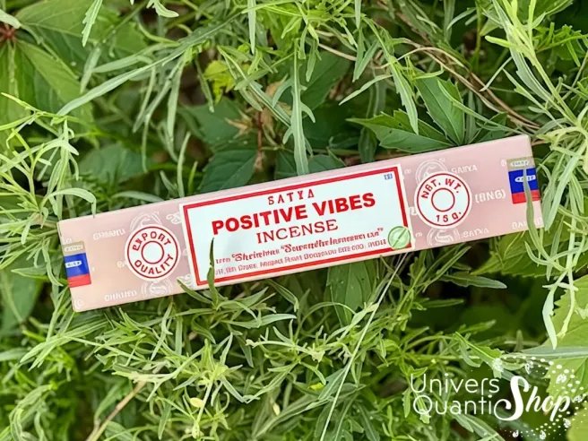 encens satya positive vibes encens naturel indien posé dans la nature