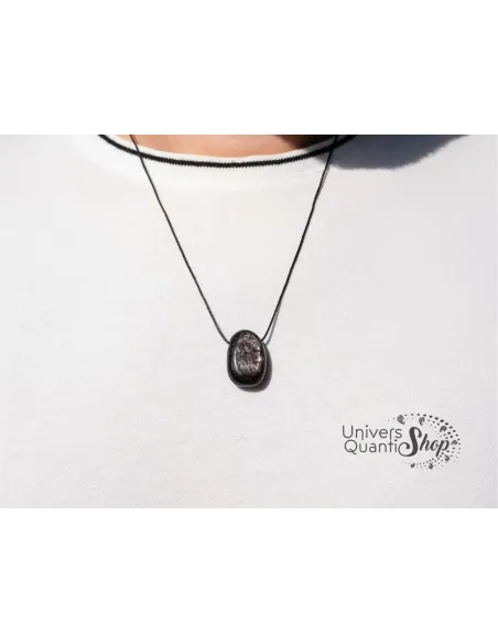 Pendentif Hypersthène - Pierre de protection spirituelle - Qualité A