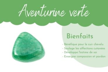 aventurine verte vertus, pierre aventurine verte signification