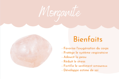 bracelet morganite vertus et bienfaits en lithothérapie