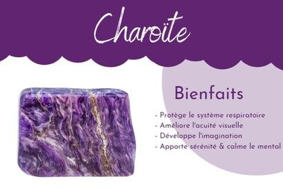 pierre naturelle violette charoite de russie les bienfaits en lithothérapie