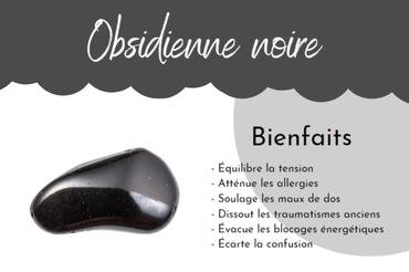 obsidienne noire vertu, obsidienne noire bienfaits